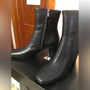 DKNY Black Heeled Boots